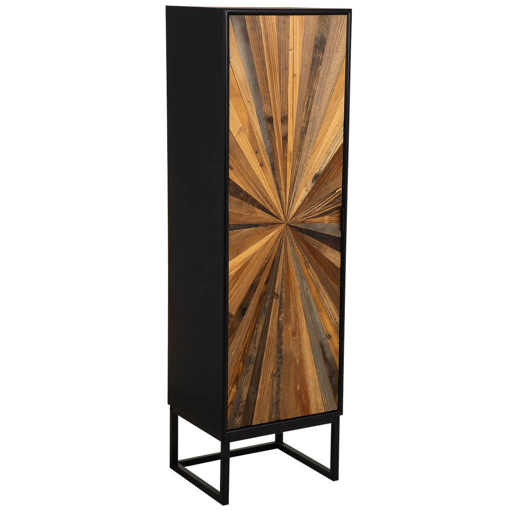 Wanderlust Schrank Schwarz 40.5x139.5x37 cm