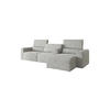 ECKSOFA Modular Premium Grau - Hellgrau/Schwarz, Holz/Holzwerkstoff (315/172cm) - Furnisell