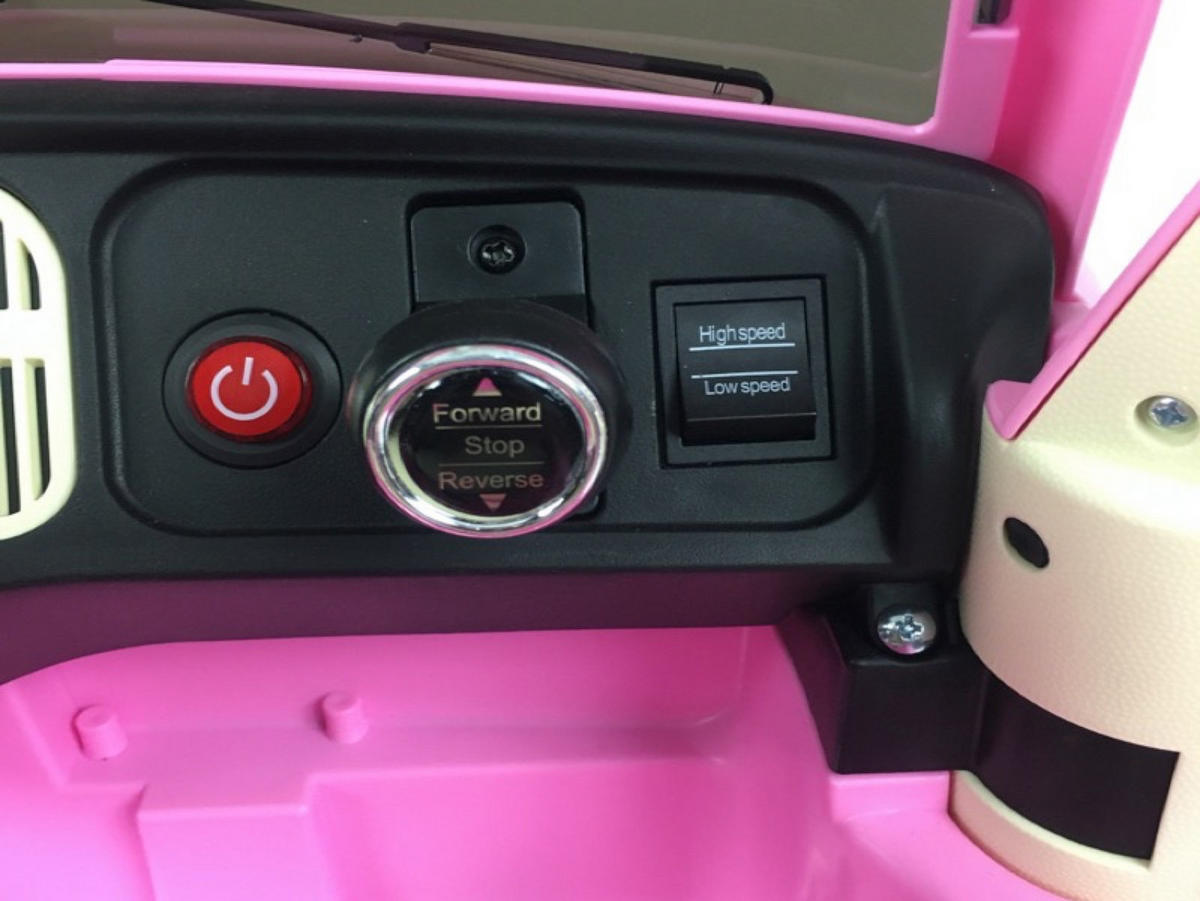 KINDER ELEKTROAUTO Volkswagen Beetle Pink - Pink, Kunststoff (108/63/51cm) - TPFLiving