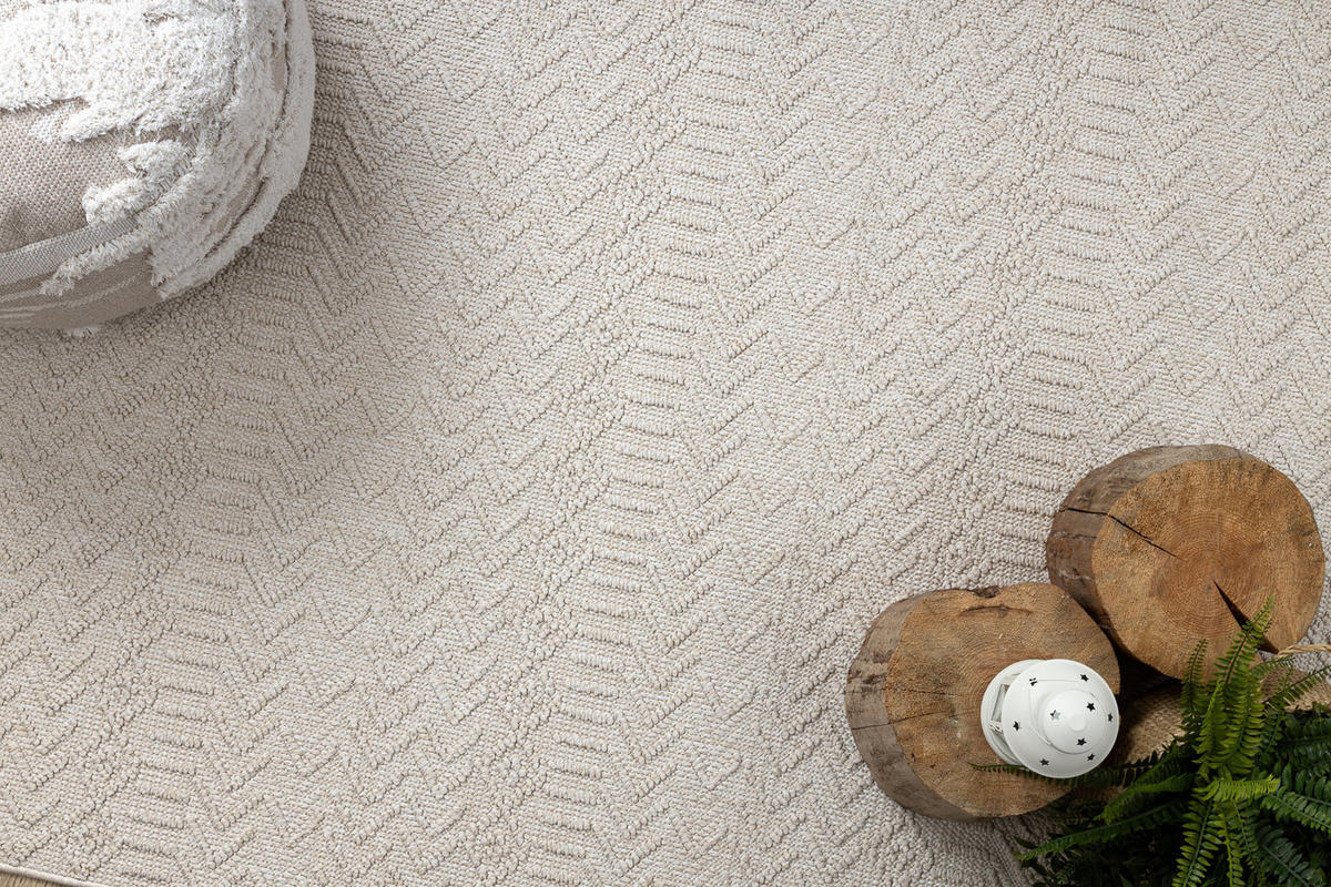 TEPPICH Origi 80/150 cm - Creme, Textil (80/150cm) - rugsX