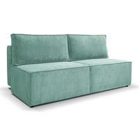 SCHLAFSOFA Mit Bettzeugfach COMPI Türkis - Türkis, Holz/Textil (192/92/98cm) - Kaiser Möbel