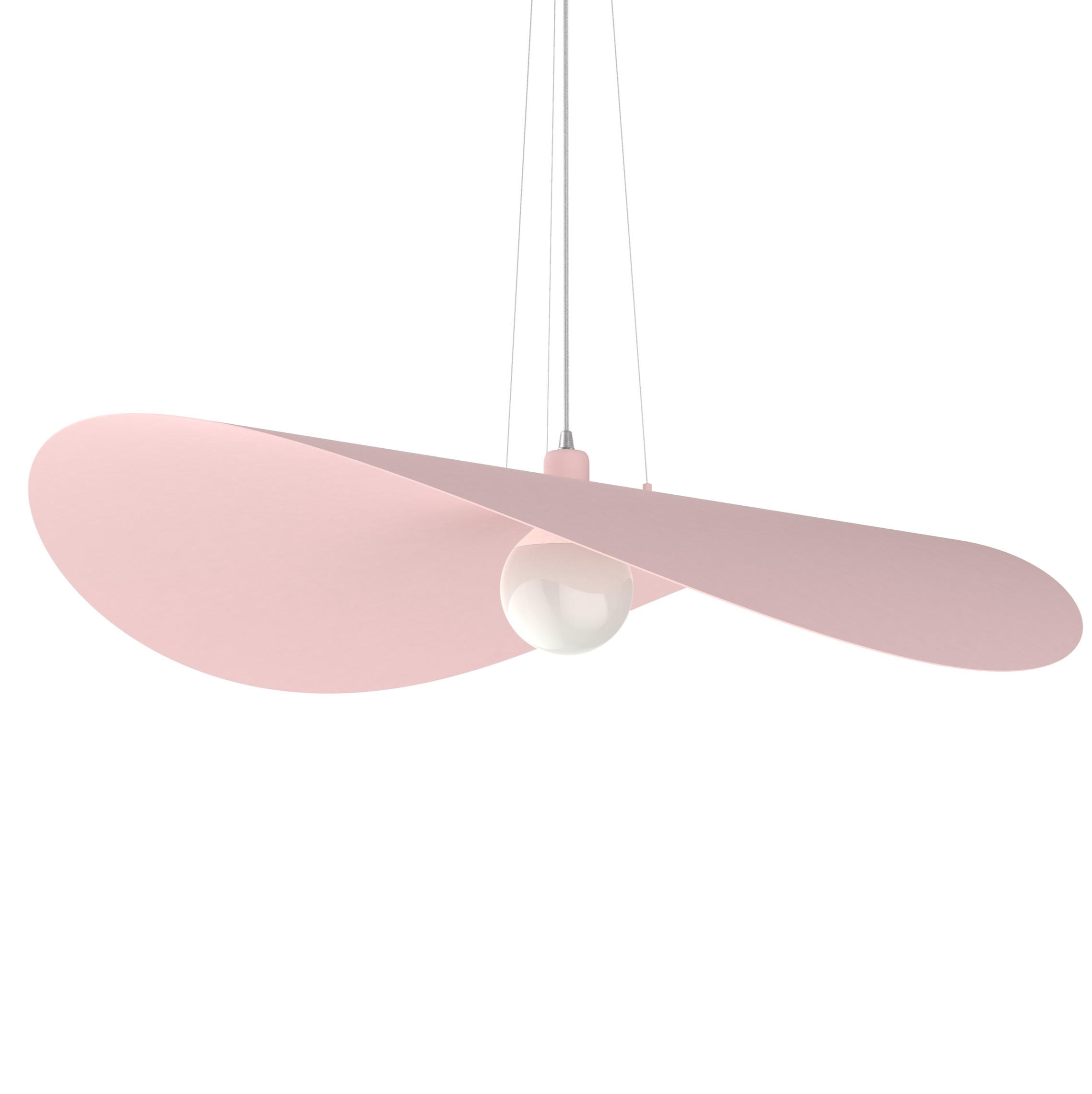 HÄNGELEUCHTE Piuma D90 - Pink, Metall (90/90/120cm) - Lumicom