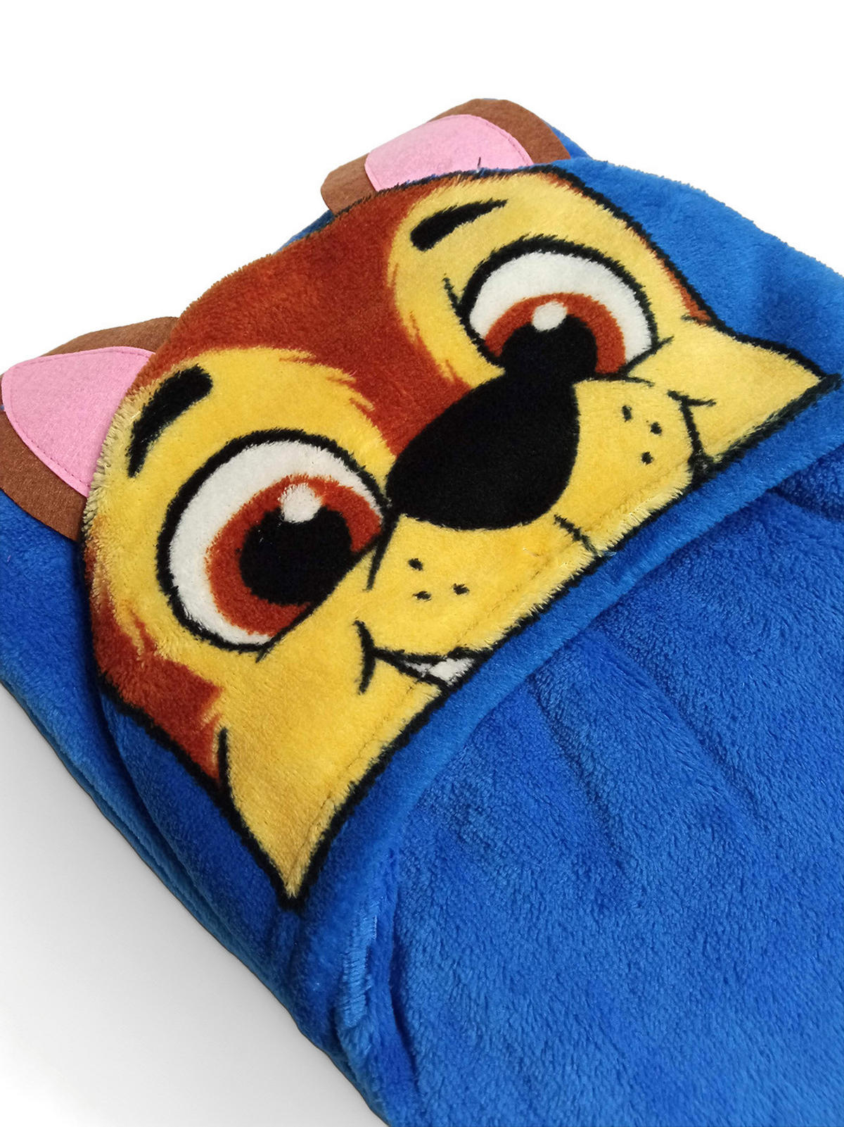 KUSCHELDECKE Paw Patrol Chase Kuscheldecke mit Kapuze Blau 100 x 130 cm - Blau, Textil (100/130cm) - Paw Patrol