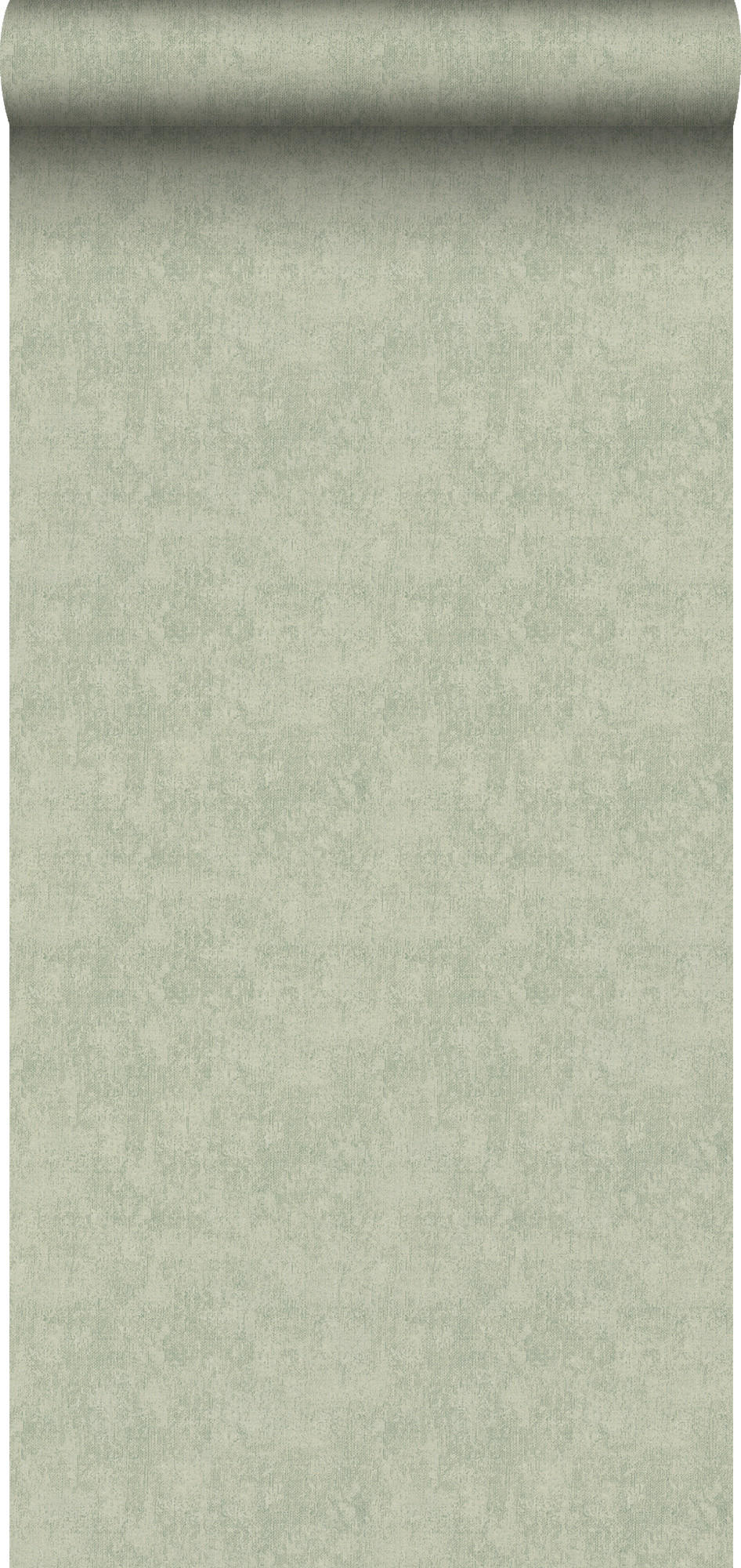 TAPETE Leinen-Optik 280 x 275 cm - Grün, Papier (280/275cm) - Sanders & Sanders