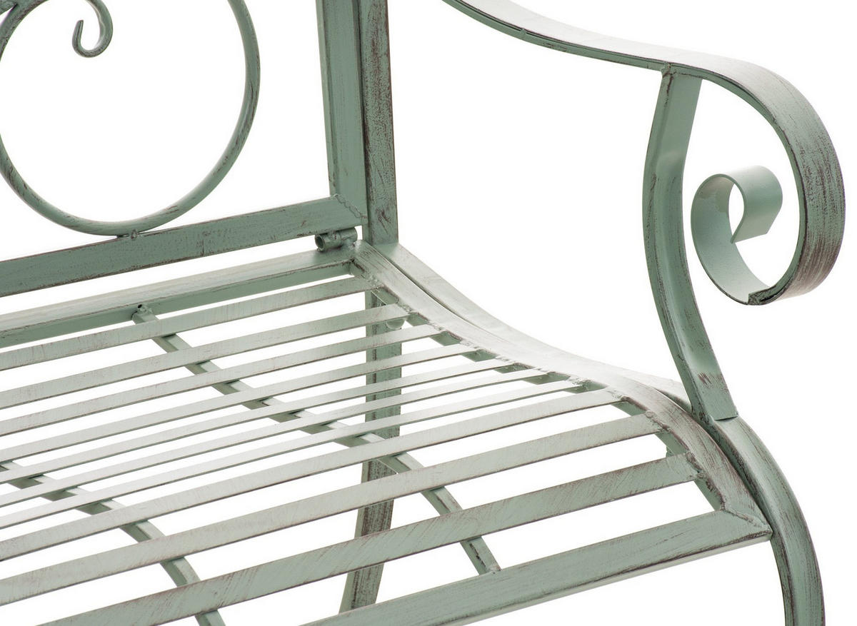 GARTENSTUHL Metall Antik-Grün - Grün, Metall (62/94/53cm) - CLP