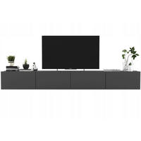 TV-LOWBOARD 2-er Set Enjoy Grau Matt 120 cm - Grau, Holzwerkstoff (240/30/35cm) - Meble Lindner