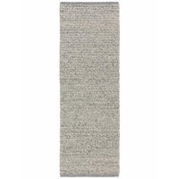WOLLTEPPICH Lana Grau 80x250 cm - Grau, Textil (80/250cm) - benuta Pure