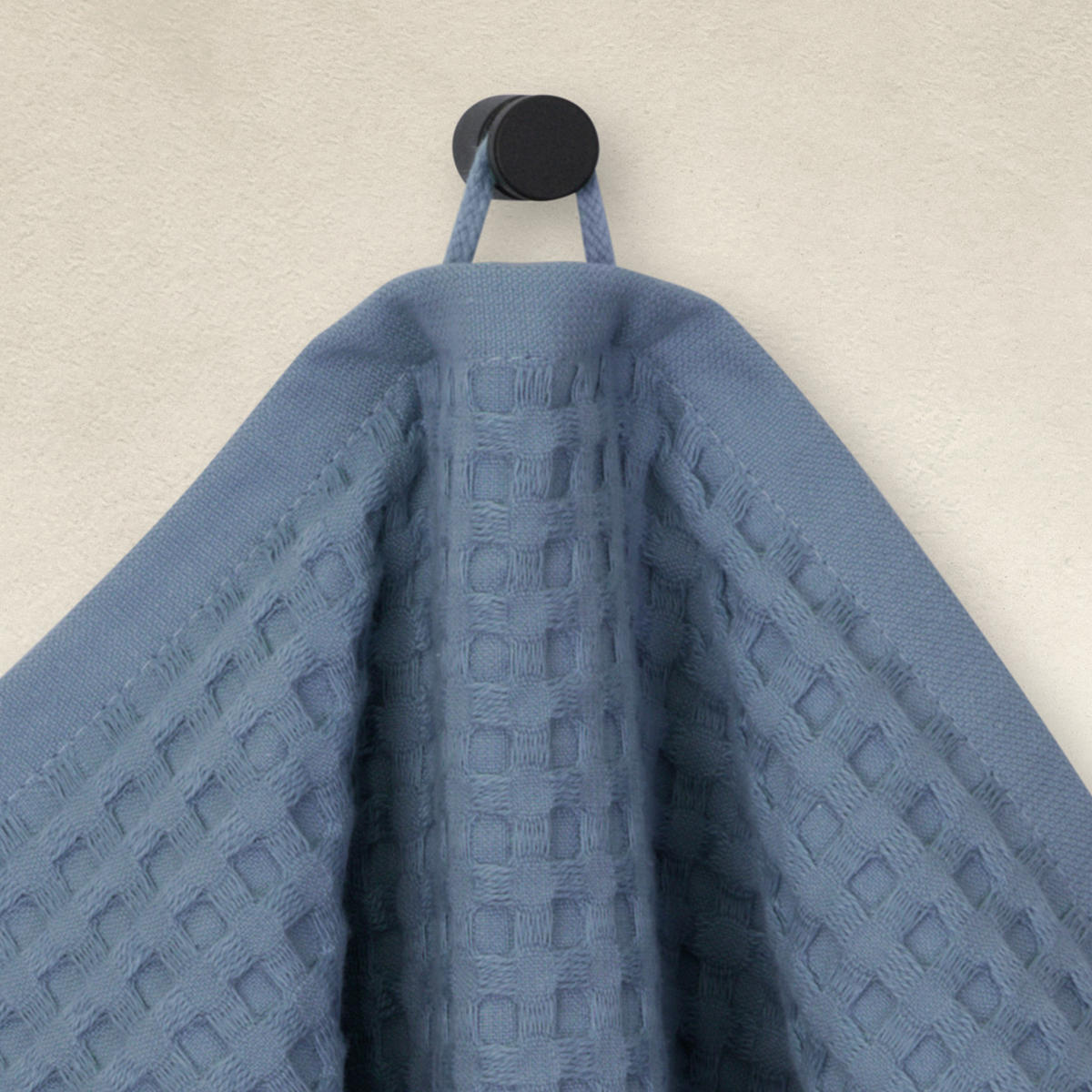 DUSCHTUCH PIQUÉE - Blau, Textil (70/140cm) - MÖVE