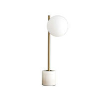 TISCHLEUCHTE Estrela, Gold / Messing, 50cm - Goldfarben, Glas (50/10/50cm) - KOSILUM