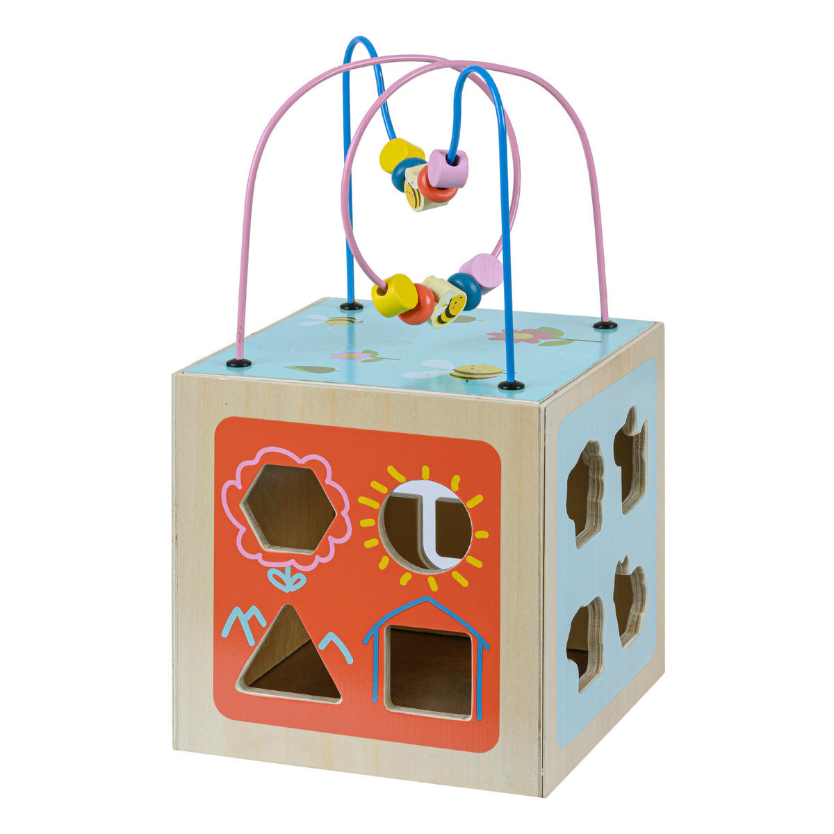MOTORIKSPIELZEUG 4-in-1-Aktivitätsstation, Mehrfarbig, 37cm - Multicolor, Kunststoff (20/37/20cm) - Teamson Kids