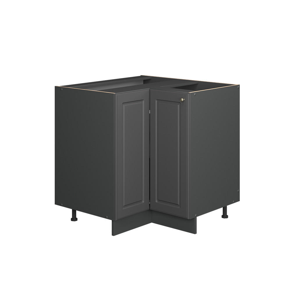 ROHOVÁ SKŘÍŇKA Fame-Line Anthrazit-Gold Landhaus - antracitová, kompozitní dřevo (80.5/82/60cm) - Vicco