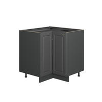 ROHOVÁ SKŘÍŇKA Fame-Line Anthrazit-Gold Landhaus - antracitová, kompozitní dřevo (80.5/82/60cm) - Vicco