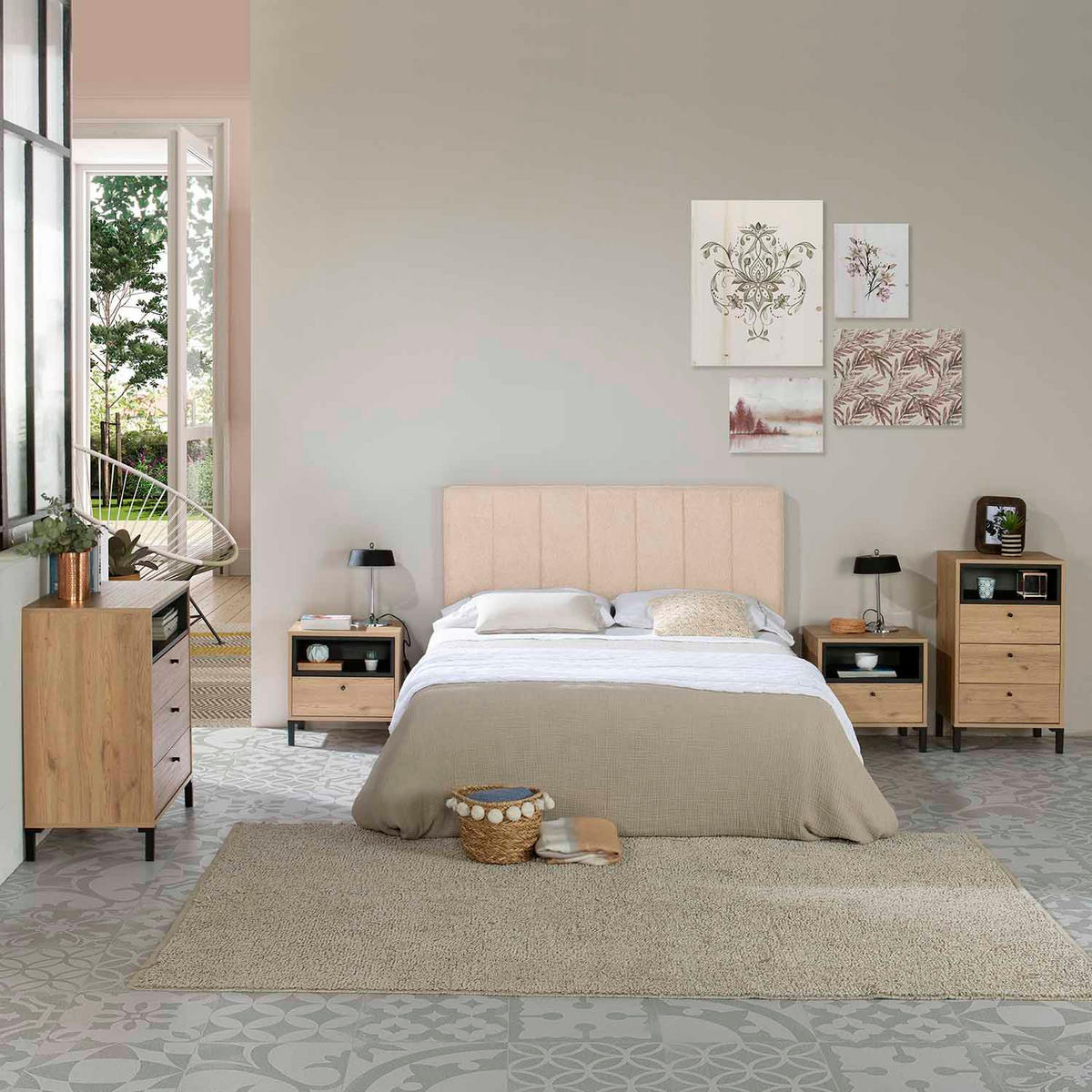 KOPFTEIL 150x60 cm Creta Beige - Beige, Textil (8/60/150cm) - VS Venta-stock