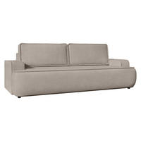 SCHLAFSOFA Mono - Creme/Schwarz, Holz/Kunststoff (248/94/110cm) - MIRJAN24
