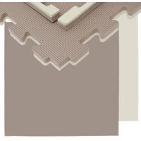 BODENSCHUTZMATTE 63x63x2 cm, Braun, 8er Set - Braun, Kunststoff (63/63cm) - eyepower