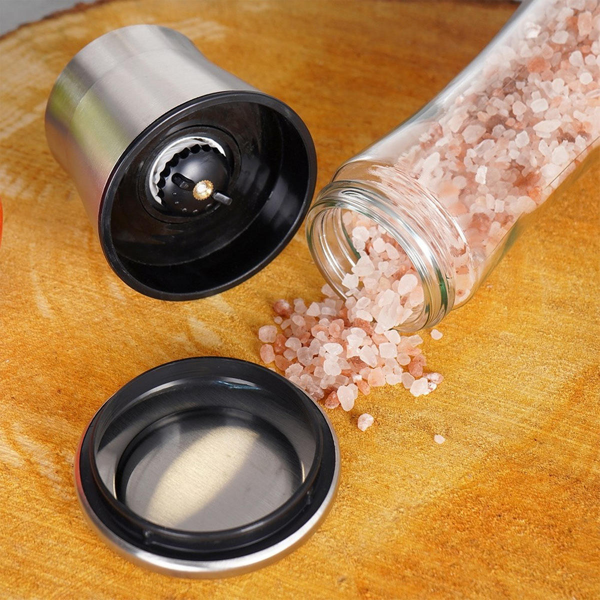 PFEFFERMÜHLE Basic Silber 6.6/6/19.1 cm Glas - Silberfarben, Glas (6/19.1/6.6cm) - Mondex