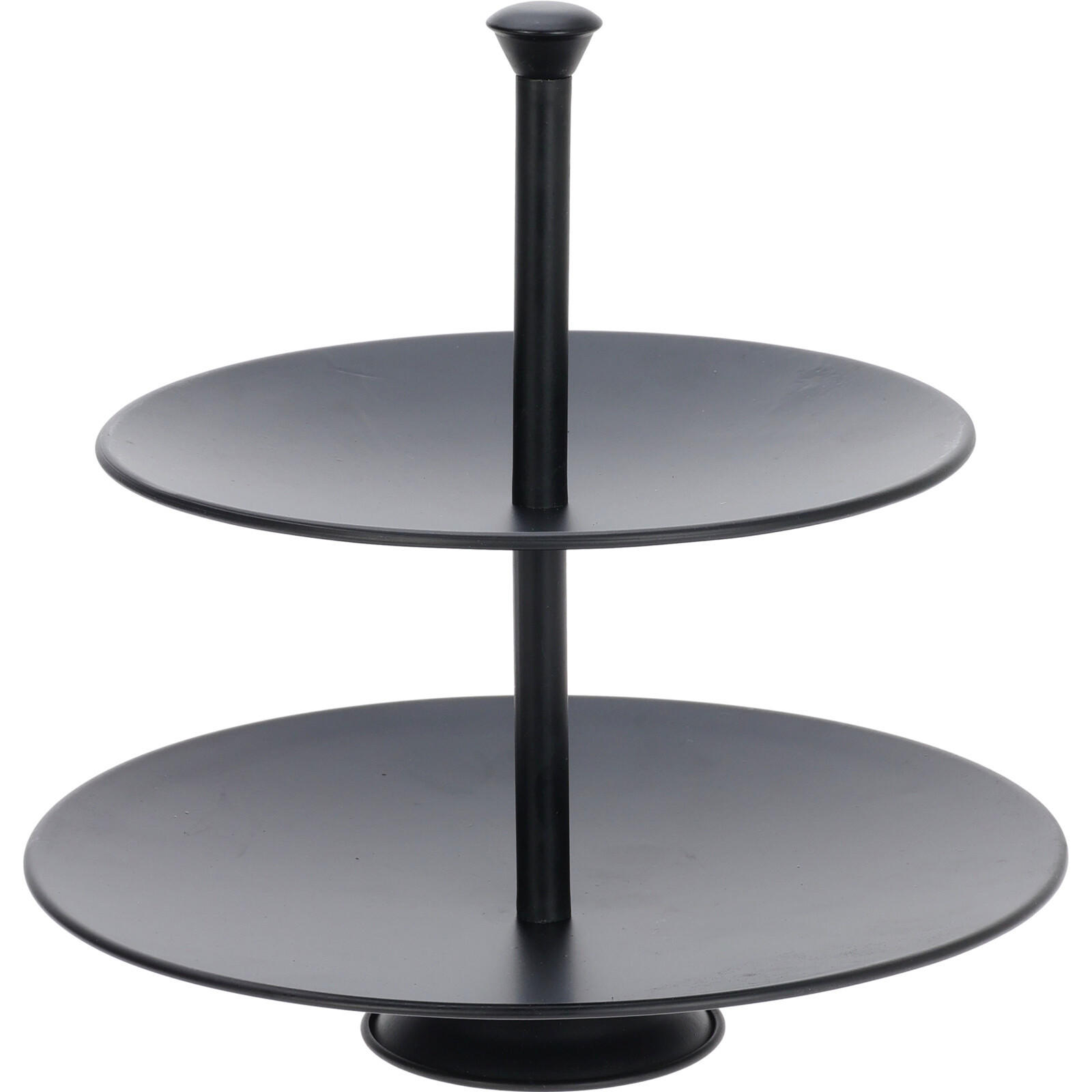 ETAGERE aus Metall Schwarz 25,5/25,5/4,5 cm - Schwarz, Metall (25.5/4.5cm) - Excellent Houseware