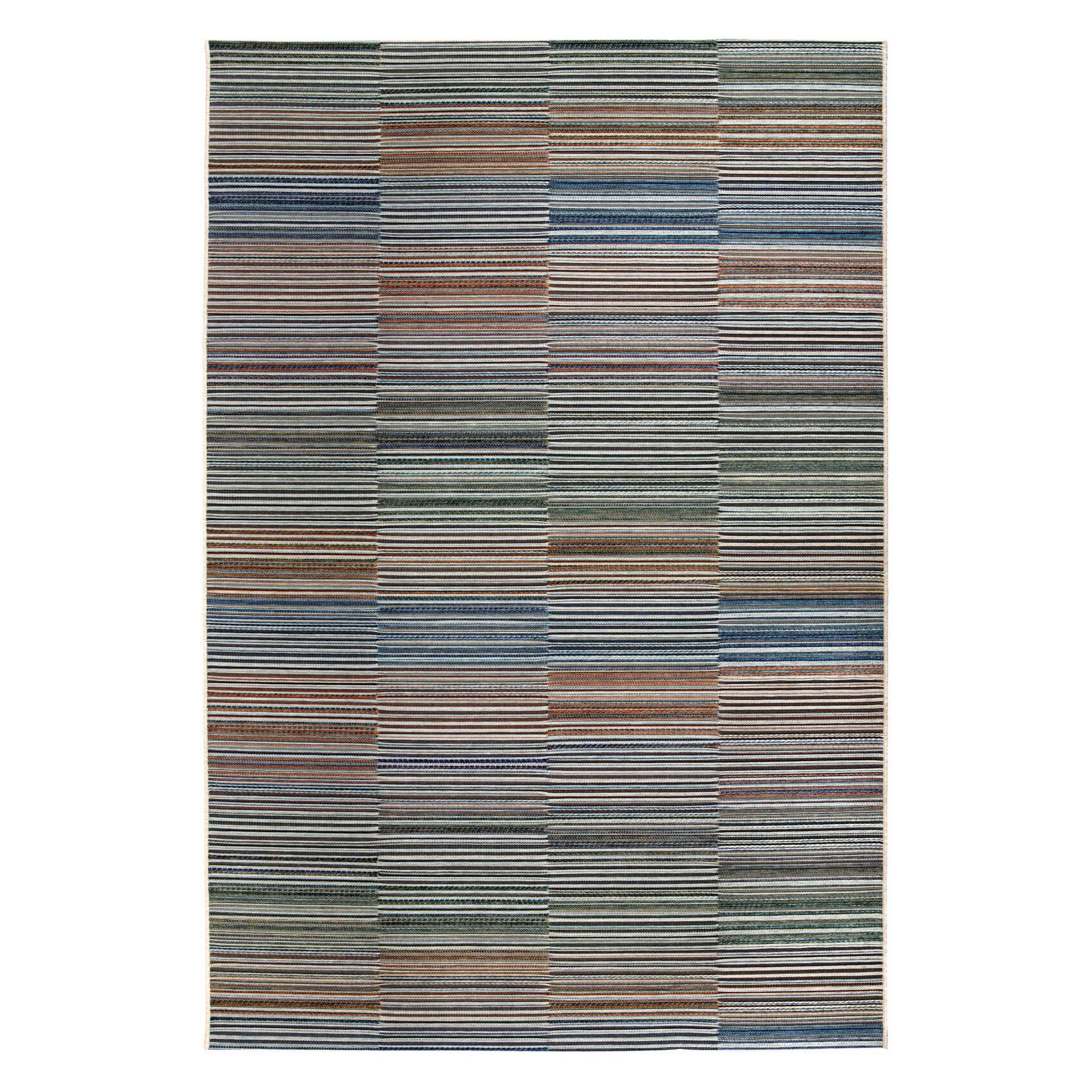 OUTDOOR-TEPPICH Bianca lagunenblau 200 x 290 x 1 cm - Türkis, Textil (200/290cm) - Vivaraise