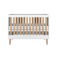KINDERBETT Kubi ohne Schublade ohne Matratze Weiß 120/60 - Weiß, Holzwerkstoff (60/120cm) - Petits-meubles