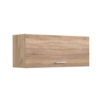 HÄNGESCHRANK R-Line, Sonoma/Goldkraft Eiche, 100 cm Flach - Honigeiche/Sonoma Eiche, Holzwerkstoff (100/40/31cm) - Vicco