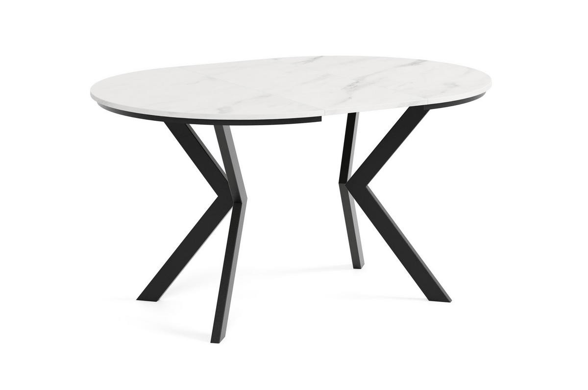 ESSTISCH EVO mit Felge - Multicolor/Schwarz, Holzwerkstoff/Metall (100/100/76cm) - Meblini