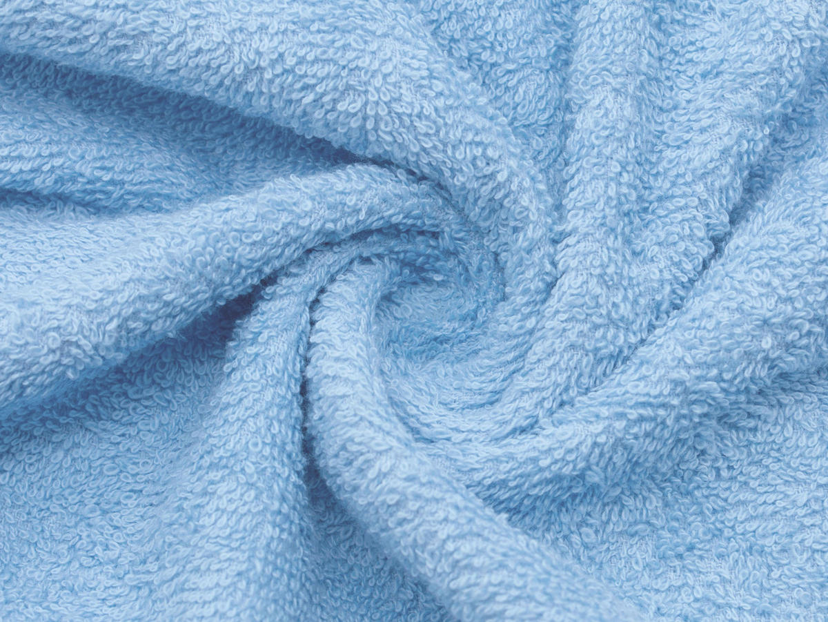 DUSCHTÜCHER, 5er-Set, 70x140 cm, 80% Baumwolle, 20% Polyester, Blau - Hellblau, Naturmaterialien (70/140cm) - Zollner