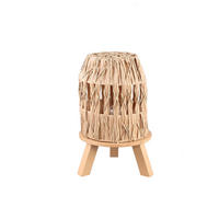 LED-LAMPE Alleene Beige 28/28/45cm - Beige, Kunststoff (28/28/45cm) - PTMD Collection