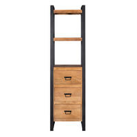 BÜCHERREGAL Boaz Braun 40/55/200 cm - Braun, Holz (55/200/40cm) - Starfurn