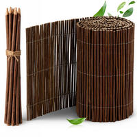 BEETEINFASSUNG SolVision WB79 20x300cm Weide mit 7 Pflöcken 40 cm - Naturfarben, Holz (40/300cm) - Sol Royal