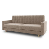 SCHLAFSOFA Sara - Beige, Holz/Textil (214/86/90cm) - Sofnet