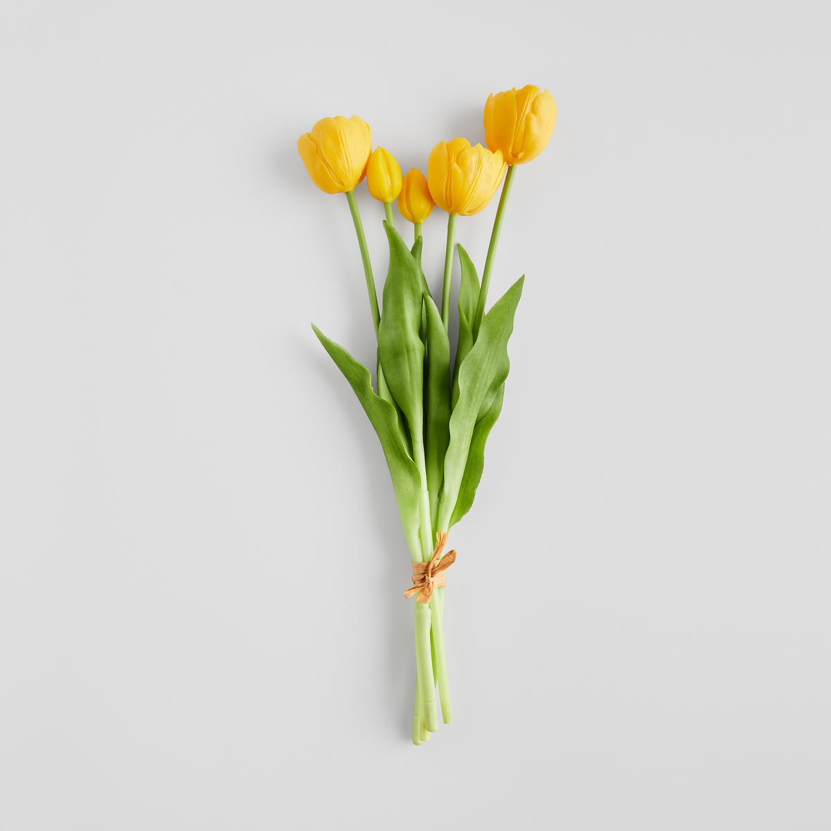 BLUMENSTRAUSS Tulipanis - Gelb, Kunststoff (6cm) - home&you