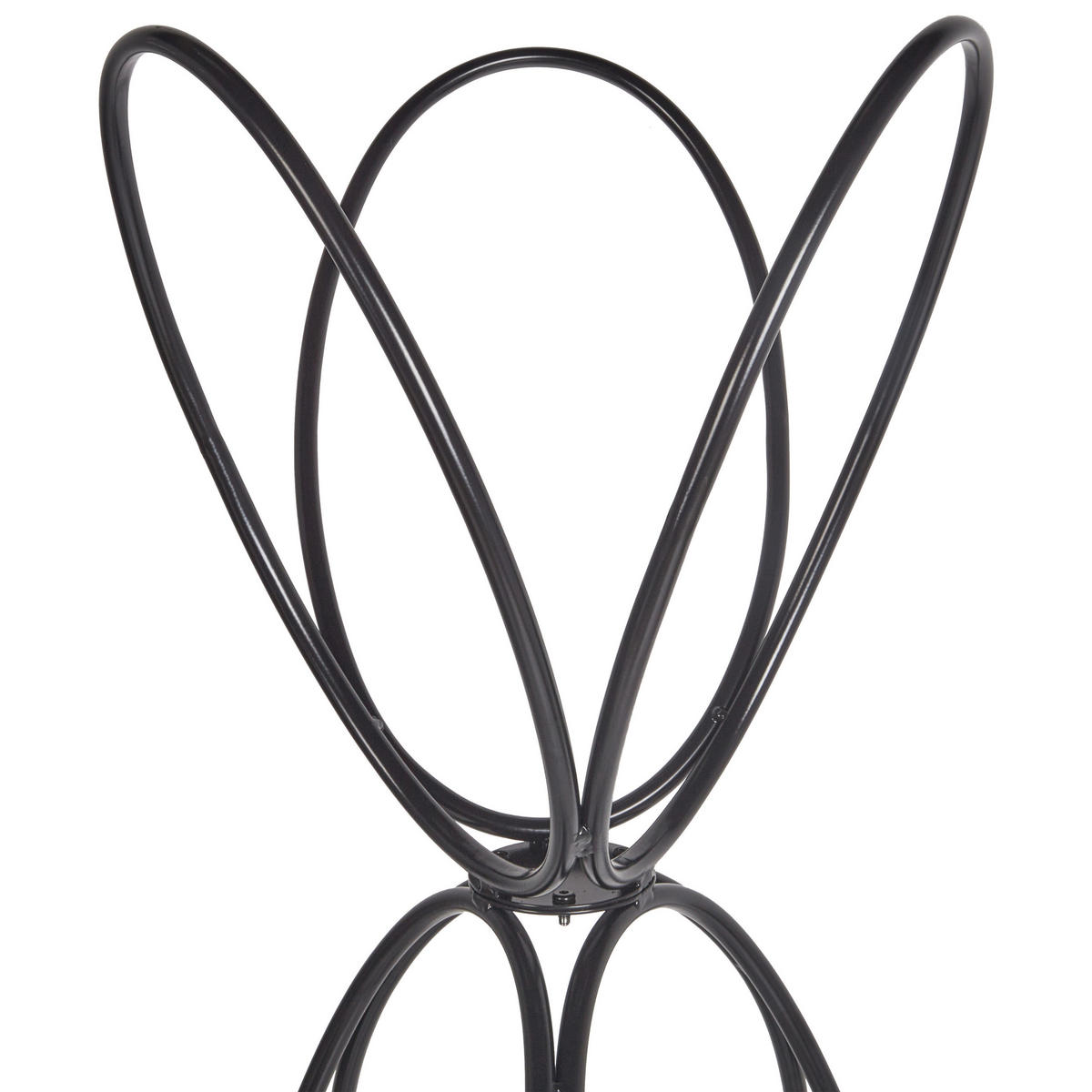 GARDEROBENSTÄNDER Metall schwarz 160 cm Walters - Schwarz, Metall (42/160/42cm) - Beliani