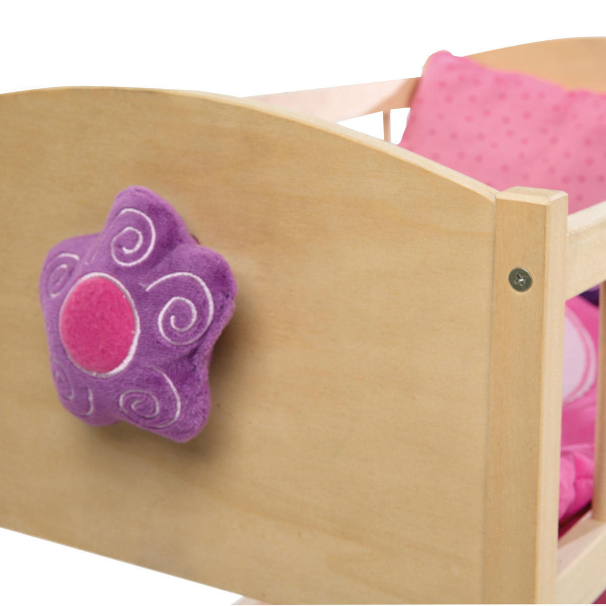 PUPPENETAGENBETT Happy Fee - Naturfarben, Holz (57/57/31cm) - Roba