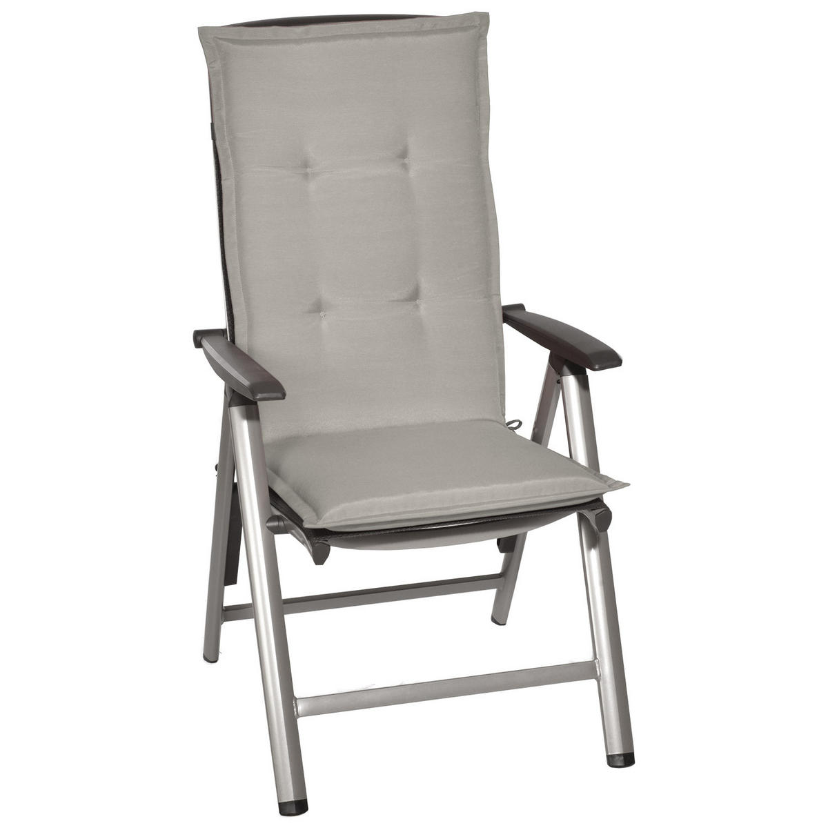 HOCHLEHNERAUFLAGE Loft HL 120/50/6 Hellgrau - Hellgrau, Textil (50/6/120cm) - Beautissu 