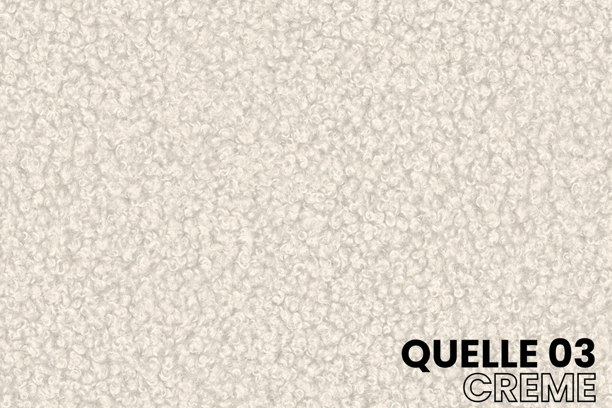 BOXBETT SUSAN LUX 160/200 in Boucle Ecru H4 - Ecru, Holz/Holzwerkstoff (160/200cm) - Deine Möbel 24