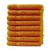 GÄSTEHANDTUCH 30x50 cm Frottier Gästetuch im 8er Set aus 100% Baumwolle, Orange 500g/m2 - Orange, Textil (35/50cm) - Carpe Sonno