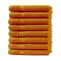 GÄSTEHANDTUCH 30x50 cm Frottier Gästetuch im 8er Set aus 100% Baumwolle, Orange 500g/m2 - Orange, Textil (35/50cm) - Carpe Sonno