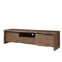 TV-BOARD Akazie 191x45x50 braun lackiert PURE ACACIA #802 - Braun, Holz (191/50/45cm) - Massivmoebel24