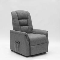 LIFTSESSEL elektrisch Emma Plus - Grau - Grau, Textil (80/107/157cm) - Pasmara