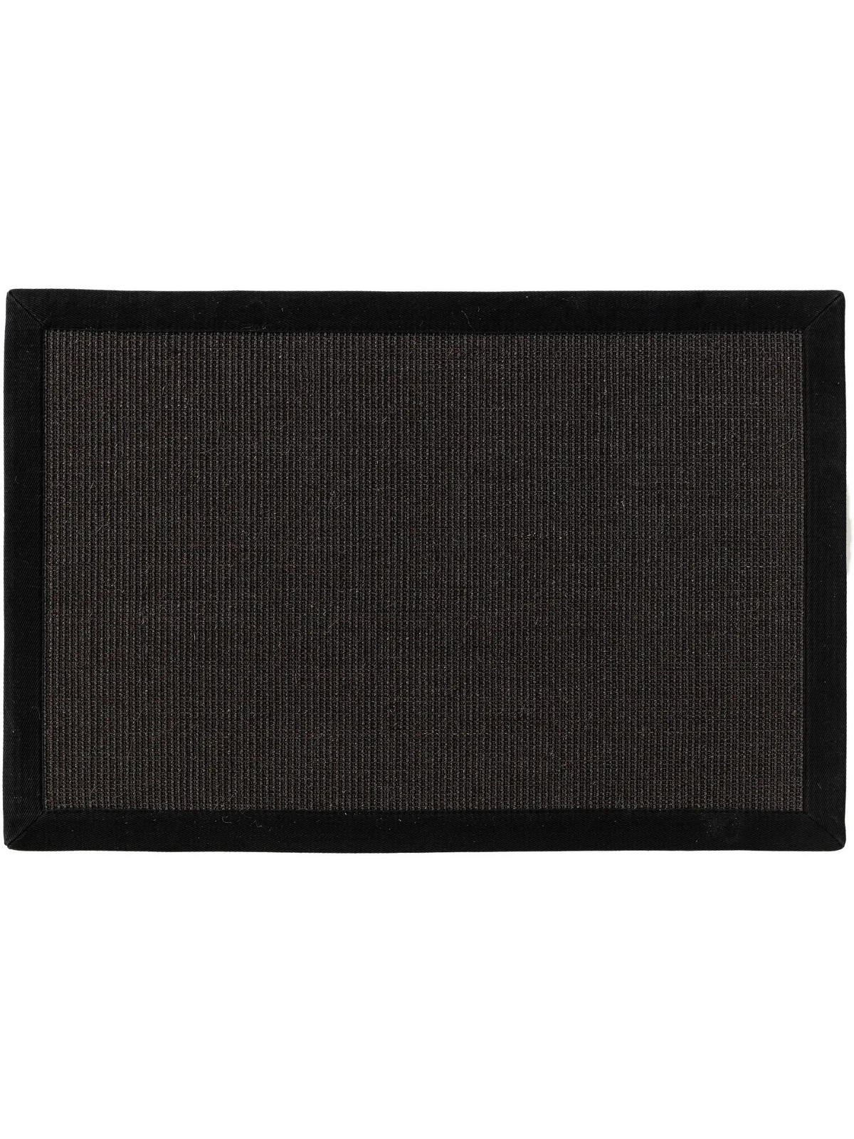 FUSSMATTE Sana Schwarz 60x90 cm - Schwarz, Kunststoff/Textil (60/90cm) - benuta Nest