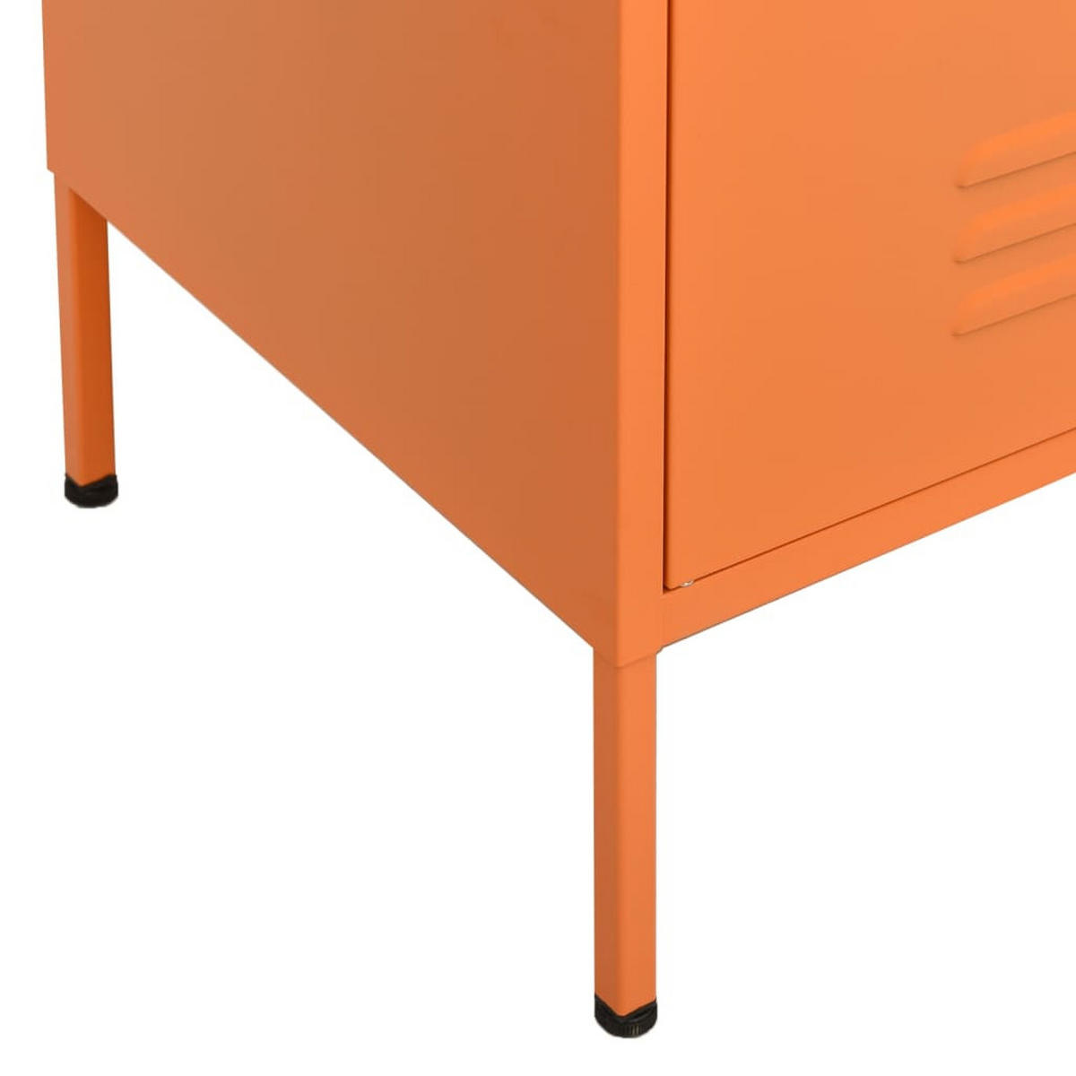 LAGERSCHRANK Orange 80/35/101,5 Cm Stahl - Orange, Metall (80/101.5/35cm) - vidaXL