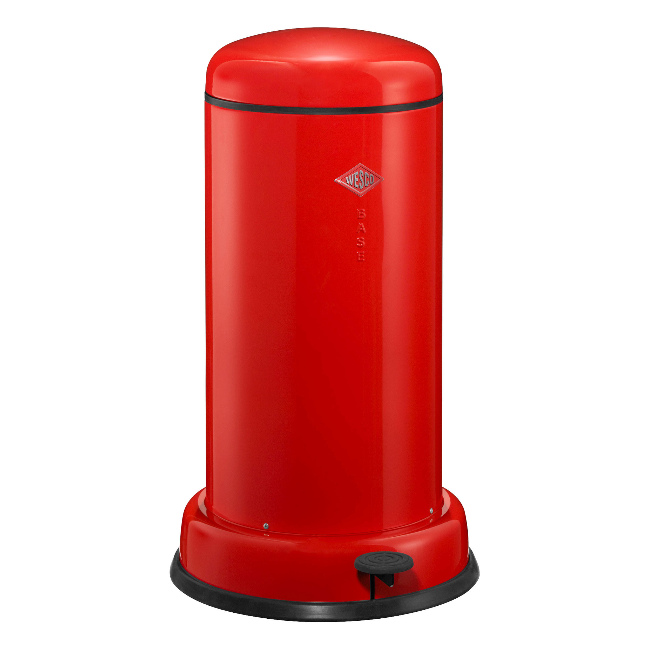 TRETABFALLSAMMLER Baseboy Rot - Rot, Metall (36.2/63.5/36.2cm) - Wesco
