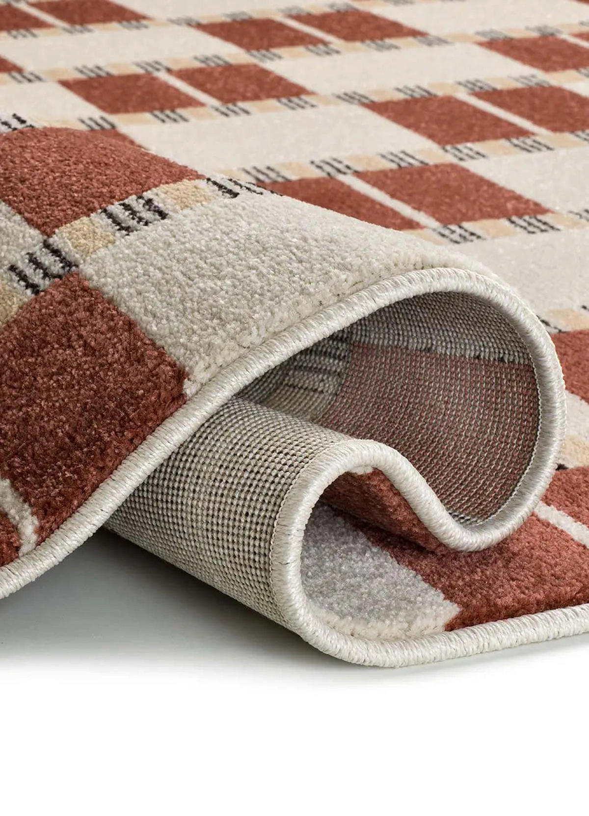 KURZFLORTEPPICH Kupfer / Beige Astra 160/230 cm - Beige/Kupferfarben, Naturmaterialien/Textil (160/230cm) - Atticgo