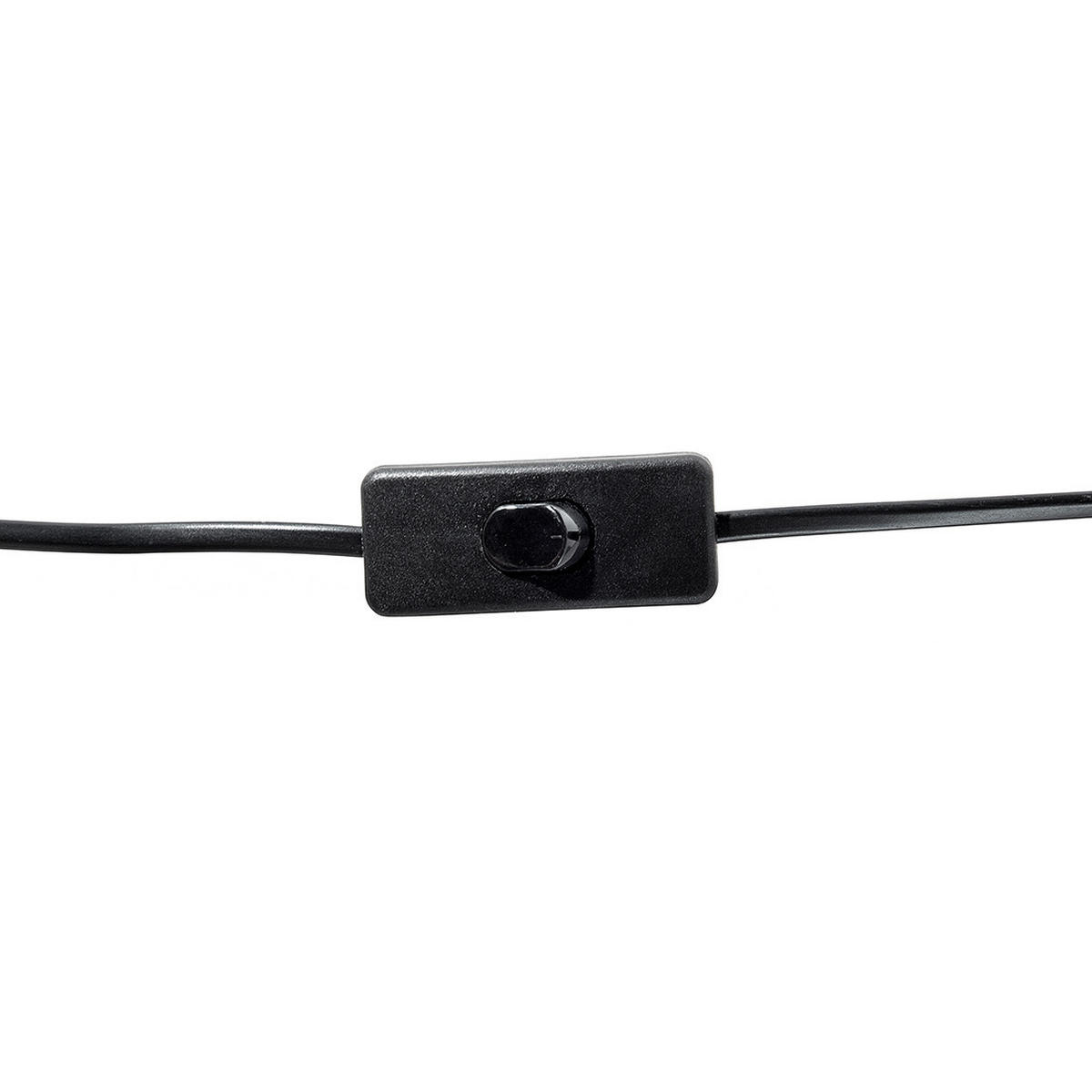 TISCHLAMPE Santee 32/32/60 cm - Schwarz, Keramik (32/32/60cm) - Beliani