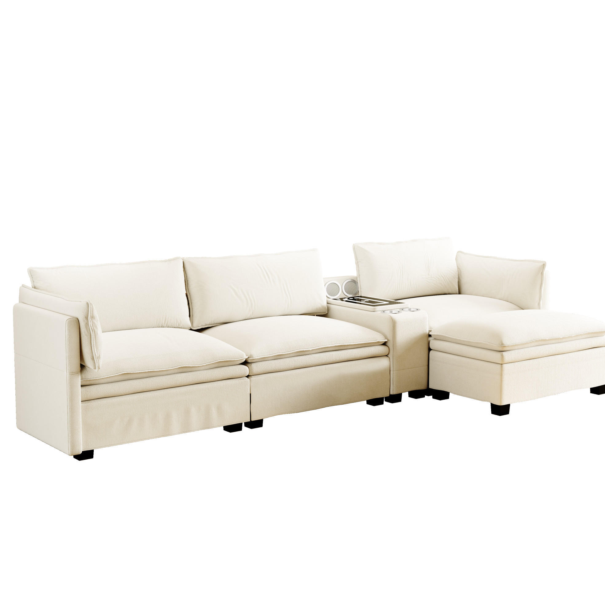 Meubliv Sofa Beige 315x70 cm