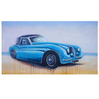 ÖLGEMÄLDE OLDTIMER HANDGEMALT Mehrfarbig - Multicolor, Textil (140/80cm) - MCW