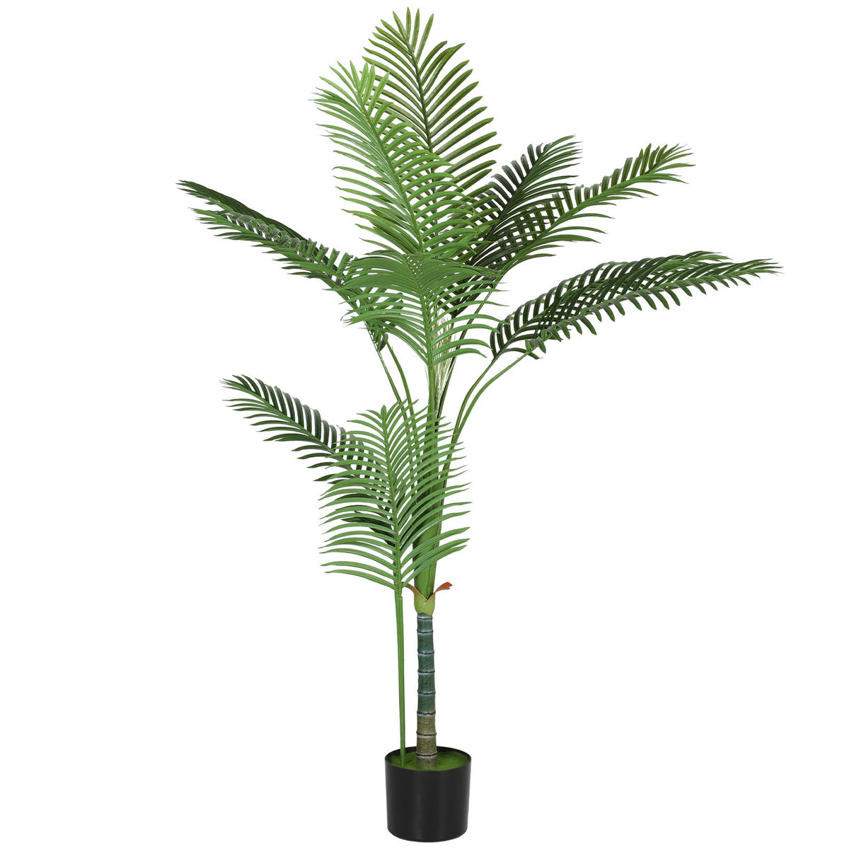 KUNSTPFLANZE DE-16627 150 cm, Areca-Design Grün - Grün, Kunststoff (150cm) - ComfortXL