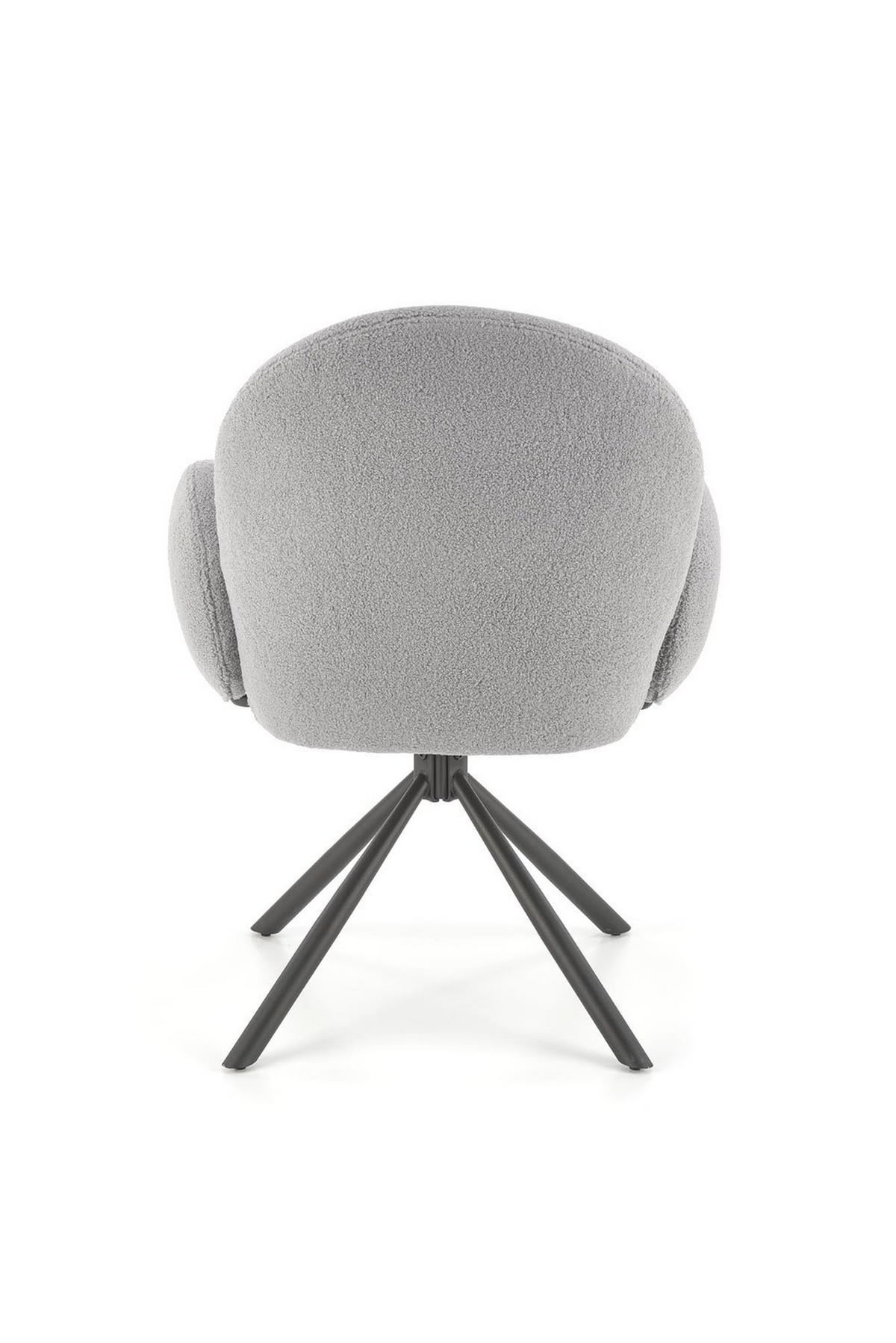 Gepolsterter Drehsessel 180° SNOOPY Grau - Grau, Textil (64/90/63cm) - Lookway