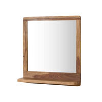 SPIEGEL Sheesham 60x15x65 natur sandgestrahlt MALMÖ 2 #280 - Naturfarben, Holz (60/65/15cm) - Massivmoebel24