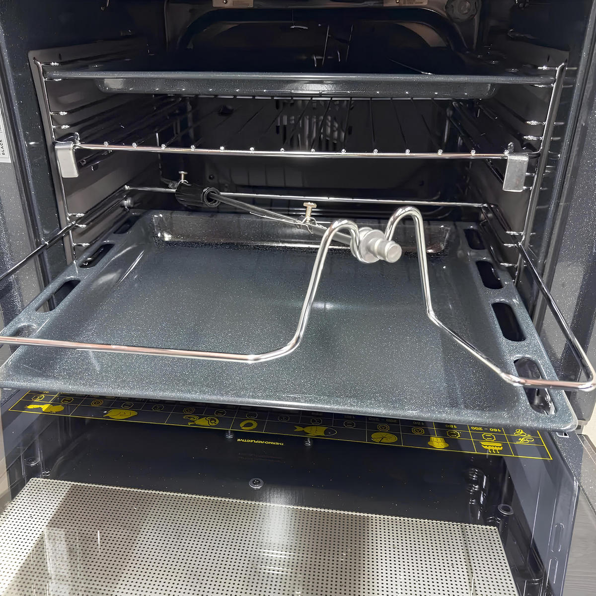 BACKOFEN-SET Elektro Backofen 60 cm EH 6355 Em Sil+KCT 9140 FI Induktionskochfeld 90 cm Schwarz - Schwarz, Metall (59.4/59.4/56.6cm) - Kaiser Küchengeräte